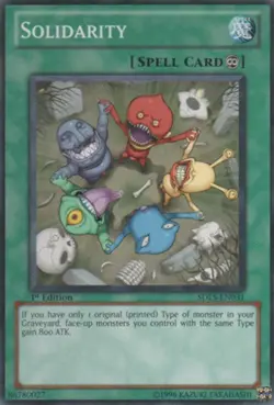 Yugioh! MP Solidarity - SDLS-EN031 - Common - 1st Edition Moderately Played, Eng - Image 1