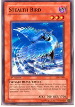 Yugioh! MP Stealth Bird - IOC-068 - Common - 1st Edition Moderately Played, Engl - Image 1