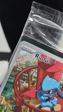 Riolu Mega Evolution ETB Pokemon Card Promo 010 Sealed - Image 3