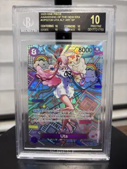 Uta SP Awakening of the New Era Op-05 One Piece Card BGS 10 BLACK LABEL - Image 1