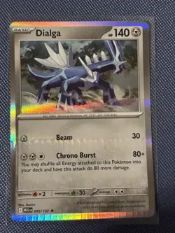Pokemon TCG ERROR CARD!! Dialga #95 Heavy Foil Error, 1 Of 1 Card Near Mint - Image 1
