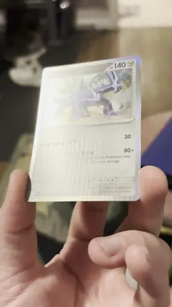 Pokemon TCG ERROR CARD!! Dialga #95 Heavy Foil Error, 1 Of 1 Card Near Mint - Image 2