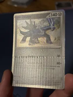 Pokemon TCG ERROR CARD!! Dialga #95 Heavy Foil Error, 1 Of 1 Card Near Mint - Image 4