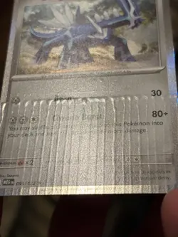 Pokemon TCG ERROR CARD!! Dialga #95 Heavy Foil Error, 1 Of 1 Card Near Mint - Image 5