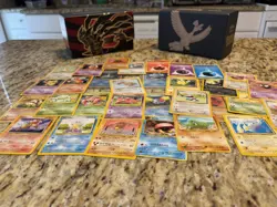 Huge 50 Card Vintage Pokemon Lot - WOTC Era w/ Guaranteed Holo Rare Base/Fossil - Image 1