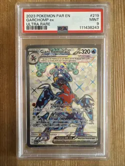 Garchomp EX 219/182 Paradox Rift Full Art Ultra Rare Card PSA 9 - Image 1