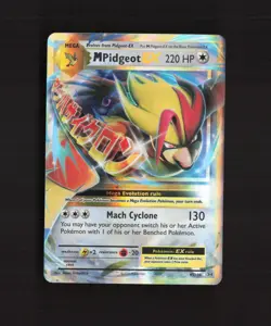 Mega M Pidgeot EX 65/108 XY Evolutions Ultra Rare Holo Pokemon Card - Image 1