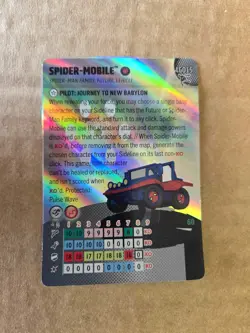 Marvel Heroclix SPIDER-MOBILE LG015 Spider-Verse Legacy Card FREE SHIP! - Image 1