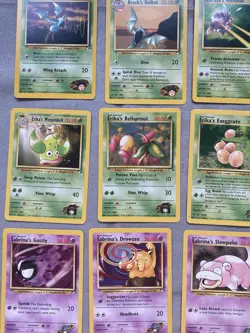 Pokemon Gym Heroes Card Bundle 34 Cards Late 90s WOTC - Image 2