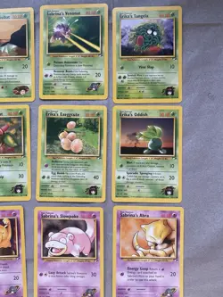 Pokemon Gym Heroes Card Bundle 34 Cards Late 90s WOTC - Image 3