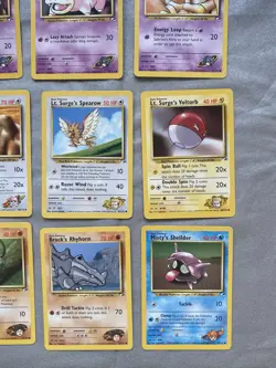 Pokemon Gym Heroes Card Bundle 34 Cards Late 90s WOTC - Image 5