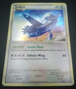 Latios Pokemon Trading Card 2010 HGSS Black Star Promos - Image 1