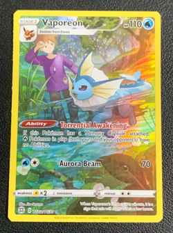 Vaporeon TG02/TG30 Brilliant Stars Trainer Gallery Ultra Rare Pokemon Card NM - Image 1