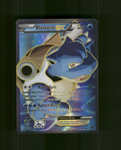 Custom HOLO Blastoise Card Blastoise EX Card READ DESCRIPTION BELOW z1 - Image 1