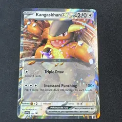 Kangaskhan ex 055 Sv: Scarlet & Violet Black Star Promo Cards Holo Pokemon - Image 1