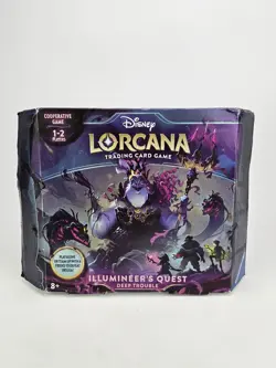 Disney Lorcana Trading Card Game: Illumineer's Quest - Deep Trouble Box Sealed - Image 1