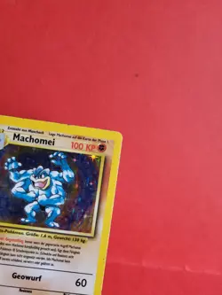 Pokemon Karte/card - Machomei Machamp 8/102 - Base Set 1. Edition - Light Played - Image 3