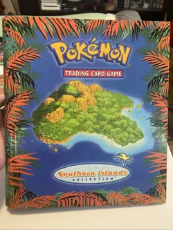 Pokemon Southern Islands Collection Binder (NO CARDS INCLUDED BINDER ONLY) - Image 1
