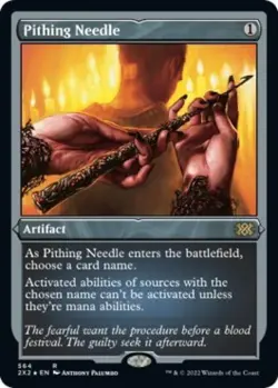Pithing Needle (Foil Etched) -Foil Near Mint MTG Double Masters 2022 - Image 1