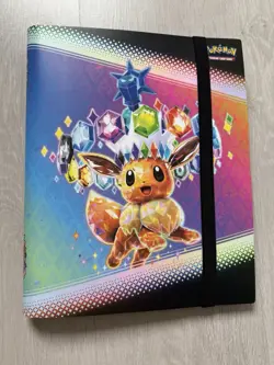 Pokemon Prismatic Evolutions Binder Collection + 77/79 base cards no dups - Image 1