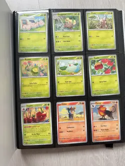 Pokemon Prismatic Evolutions Binder Collection + 77/79 base cards no dups - Image 2
