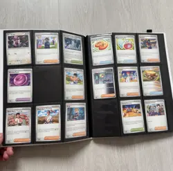 Pokemon Prismatic Evolutions Binder Collection + 77/79 base cards no dups - Image 5