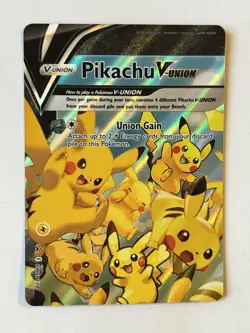 Pikachu V-Union Set of 4 SWSH: Sword & Shield Promo Cards Holo - Image 2