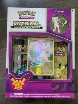 Mew Mythical Pokemon Collection TCG Pokemon Generations Trading Card Game 2016 - Image 1