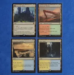 Rare Land 4 Lot From Magic The Gathering With Free Shipping - Image 1