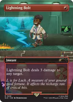 MTG Lightning Bolt (1638) Secret Lair Drop Regular - Fallout - Image 1