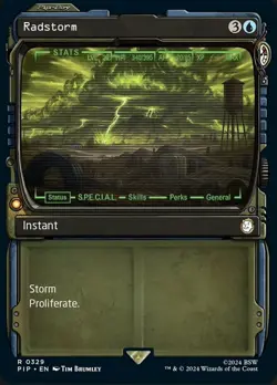 1 x Radstorm - Showcase - Universes Beyond: Fallout - NM-Mint - MTG - Image 1