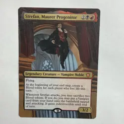 mtg altered art hand painted Magic the Gathering Strefan, Maurer Progenitor - Image 1