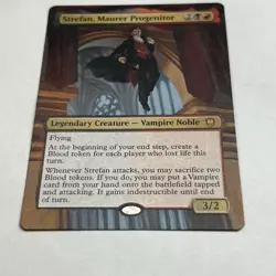 mtg altered art hand painted Magic the Gathering Strefan, Maurer Progenitor - Image 3