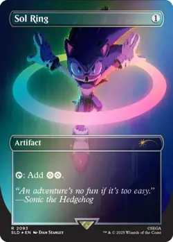 MTG Sol Ring (2093) - Rainbow Foil, Light Play, English Secret Lair Drop Series - Image 1