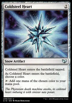 Magic the Gathering MTG Coldsteel Heart (249) Commander 2015 LP - Image 1