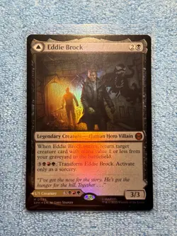 Magic MTG Eddie Brock Venom Lethal Protector Marvel's Spider-Man Foil - Image 1