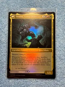 Magic MTG Eddie Brock Venom Lethal Protector Marvel's Spider-Man Foil - Image 2