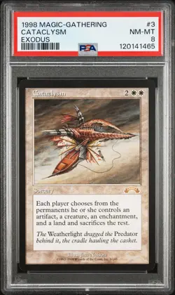 1998 MTG EXODUS #3 CATACLYSM PSA 8 - Image 1