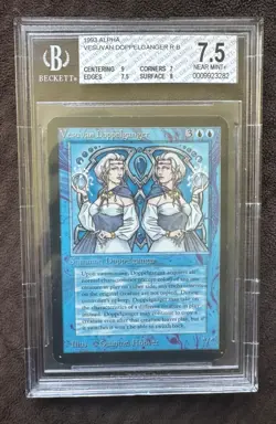 Magic the Gathering Alpha Vesuvan Doppelganger Beckett grade of Near Mint + - Image 1