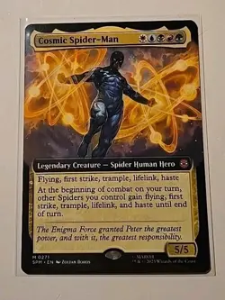 MTG Spider Man Cosmic Spider Man (Extended Art) 0271 Regular M/NM - Image 1