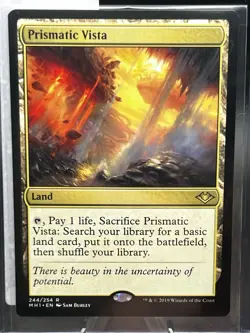 MTG Magic the Gathering Prismatic Vista Modern Horizons Pack Fresh - Image 1