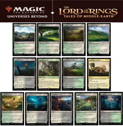 13x (1/ea) - ABZAN Commander Land Lot - Lord of the Rings - NM MTG - Image 1