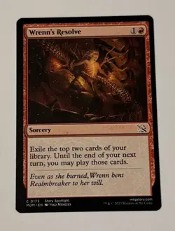 MTG WRENN'S RESOLVE - March of the Machine NM - Image 1
