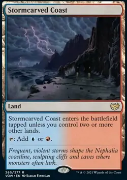 MTG Magic the Gathering Stormcarved Coast (265/509) Innistrad Crimson Vow NM - Image 1