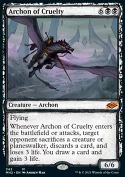 MTG Magic the Gathering Archon of Cruelty (342/632) Modern Horizons 2 NM - Image 1