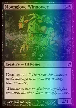 MTG Magic the Gathering Moonglove Winnower (126/312) Lorwyn MP FOIL - Image 1