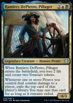 MTG Ramirez DePietro, Pillager (38/251) Dominaria United Commander NM - Image 1