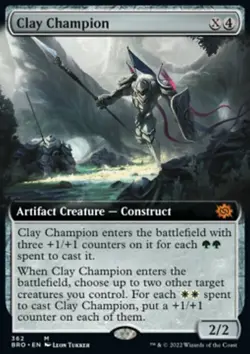 MTG Magic the Gathering Clay Champion (362/399) The Brothers' War NM - Image 1