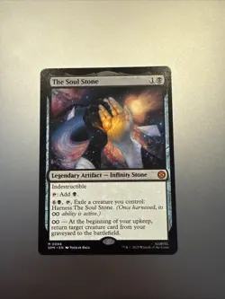 2025 MTG MARVEL’S SPIDER-MAN #0066 THE SOUL STONE MYTHIC - Image 1