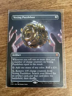 Vexing Puzzlebox (Borderless) Commander Legends Lightly Played MTG - Image 1